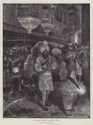 La Peste à Bombay, un enterrement de nuit